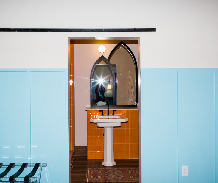 DOMINO FEATURES THE BATHROOM AT THE RUSSELL IN IT’S “10 BATHROOM DESIGN TIPS TO STEAL FROM HOTELS”